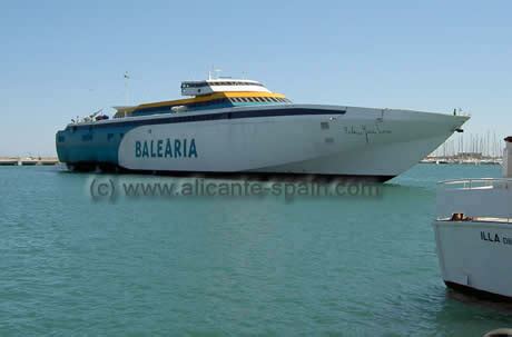 barco desde alicante a ibiza|Alicante